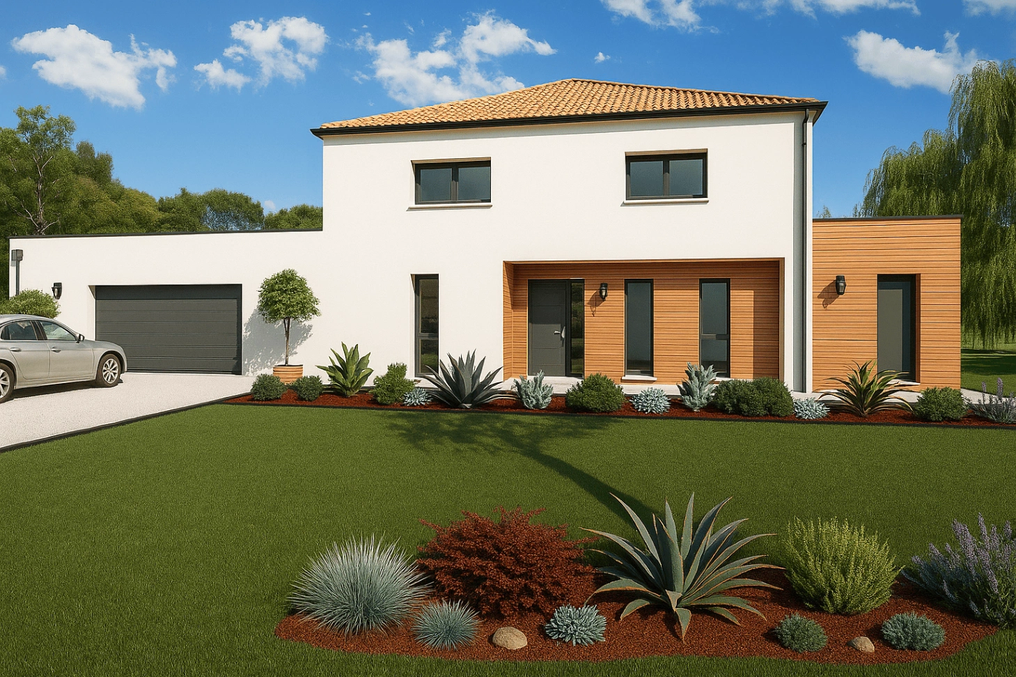 maison-individuelle-a-etage-la-luxueuse-facade-avant